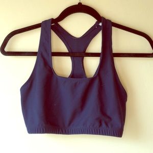 Nike Navy Dri Fit Sports Bra sz. L